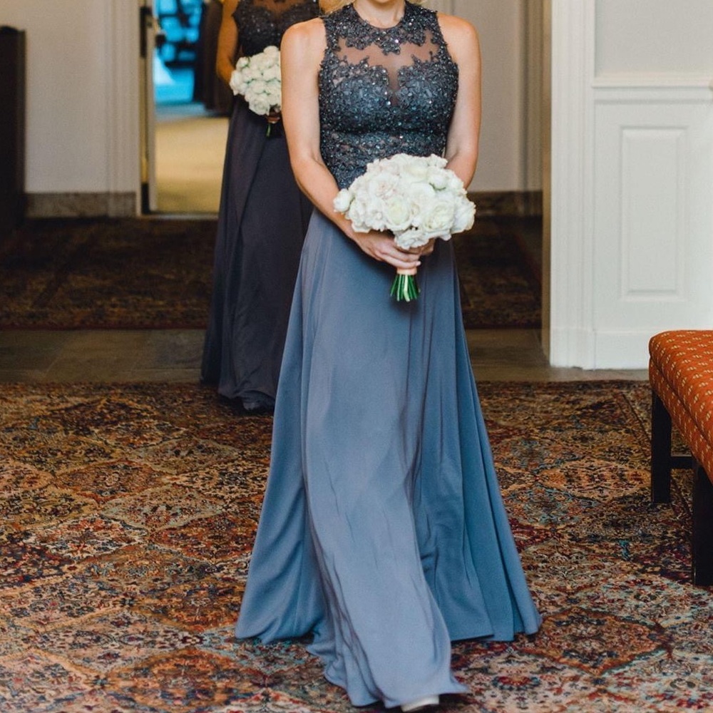 Size 6 floor length dress